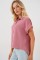 Oversize Kısa Kol Gömlek 20322 - Pembe Oversize Kısa Kol Gömlek 20322 - Pembe