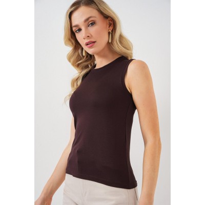 Kolsuz Body 4347 - Kahverengi Kolsuz Body 4347 - Kahverengi