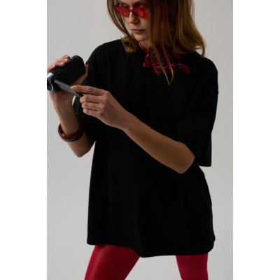 Sırt Baskılı Oversize T-Shirt