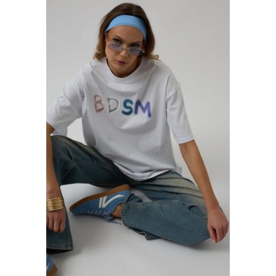 Sırt Ve Ön Baskılı Oversize T-Shirt Sırt Ve Ön Baskılı Oversize T-Shirt