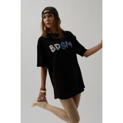 Sırt Ve Ön Baskılı Oversize T-Shirt Sırt Ve Ön Baskılı Oversize T-Shirt