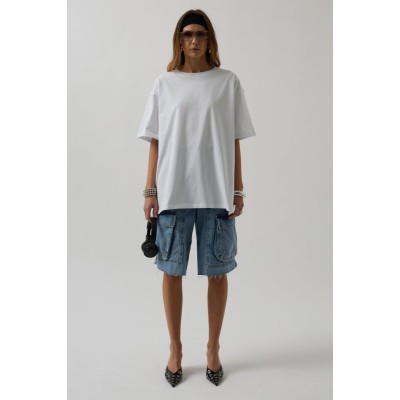 Etek Ucu Baskili Tshirt Etek Ucu Baskili Tshirt