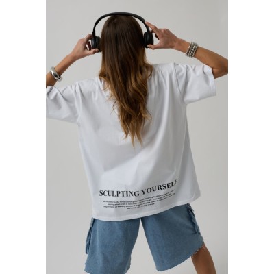 Etek Ucu Baskili Tshirt Etek Ucu Baskili Tshirt