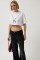 Baskılı Crop T-Shirt Baskılı Crop T-Shirt