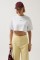 Baskılı Crop T-Shirt Baskılı Crop T-Shirt
