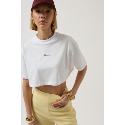 Baskılı Crop T-Shirt Baskılı Crop T-Shirt
