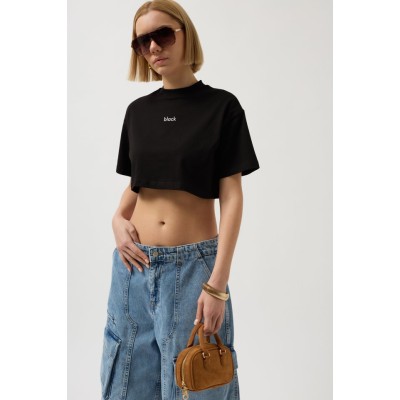 Baskılı Crop T-Shirt Baskılı Crop T-Shirt