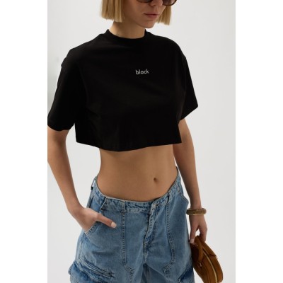 Baskılı Crop T-Shirt Baskılı Crop T-Shirt