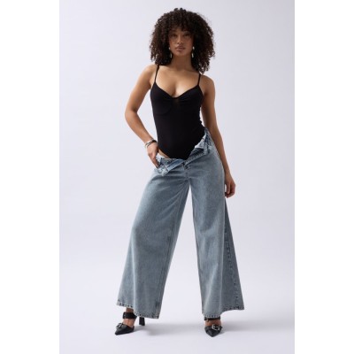 Önü Büzgülü Askılı Bodysuit Önü Büzgülü Askılı Bodysuit