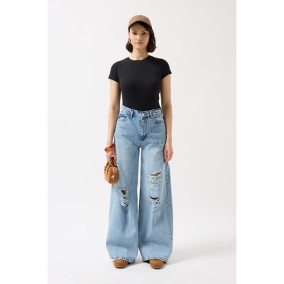 Likralı Basic T-Shirt Likralı Basic T-Shirt