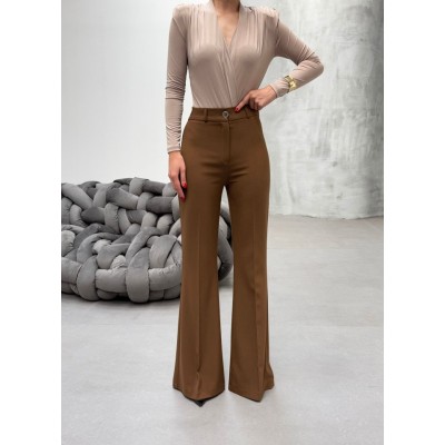 230 Gr Poly Viscose Full Lycra İspanyol Paça Pantolon 230 Gr Poly Viscose Full Lycra İspanyol Paça Pantolon