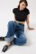 Likralı Basic Crop T-Shirt Likralı Basic Crop T-Shirt
