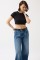 Likralı Basic Crop T-Shirt Likralı Basic Crop T-Shirt