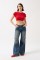 Likralı Basic Crop T-Shirt Likralı Basic Crop T-Shirt