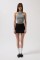 Yıkamalı Halter Yaka Crop Bluz Yıkamalı Halter Yaka Crop Bluz