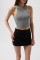 Yıkamalı Halter Yaka Crop Bluz Yıkamalı Halter Yaka Crop Bluz