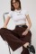 Nepo Baskılı Crop T-Shirt Nepo Baskılı Crop T-Shirt