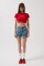 Nepo Baskılı Crop T-Shirt Nepo Baskılı Crop T-Shirt