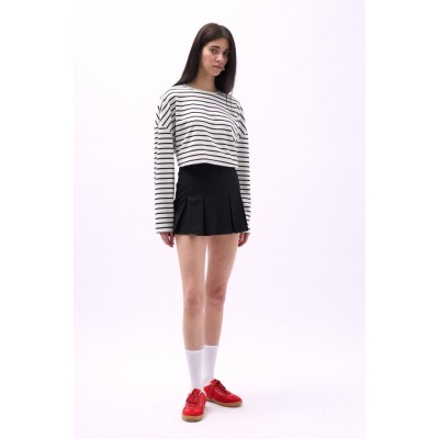 Pileli Yüksek Bel Mini Etek Pileli Yüksek Bel Mini Etek