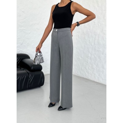 Yüksek Bel Straight Fit Palazzo Pantolon Yüksek Bel Straight Fit Palazzo Pantolon