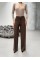Yüksek Bel Straight Fit Palazzo Pantolon Yüksek Bel Straight Fit Palazzo Pantolon