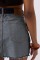 Ters Detay Denim Mini Etek Ters Detay Denim Mini Etek