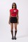 Nakış Detay Baskılı Crop T-Shirt Nakış Detay Baskılı Crop T-Shirt