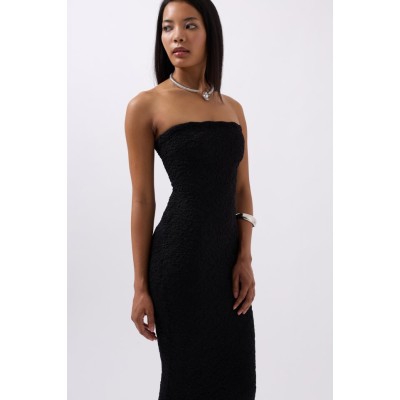 Straplez Dantel Maxi Elbise Straplez Dantel Maxi Elbise