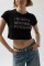 Taş Detay Crop T-Shirt Taş Detay Crop T-Shirt