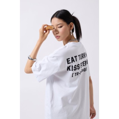 Turkish Sırt Baskılı Oversize T-Shirt Turkish Sırt Baskılı Oversize T-Shirt