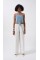 Bağlamalı Denim Crop Bağlamalı Denim Crop
