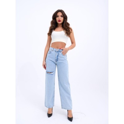 6491 DENİM WIDE LEG-AÇIK MAVİ 6491 DENİM WIDE LEG-AÇIK MAVİ