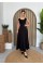 Matilda Gül İp Askılı Elbise Matilda Gül İp Askılı Elbise