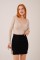 Geniş Yaka Krem Basic Body Bluz Geniş Yaka Krem Basic Body Bluz