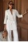 Blazer Ceketli Çizgili Keten Takım 10186 Blazer Ceketli Çizgili Keten Takım 10186