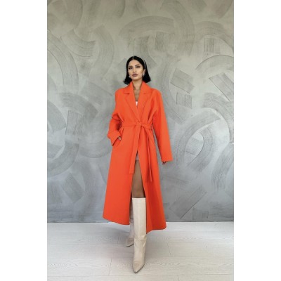 Oranj Kuşaklı Midi Kaban Oranj Kuşaklı Midi Kaban