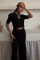 Triko Bluz Pantolon İkili Takım 10084-025 Triko Bluz Pantolon İkili Takım 10084-025