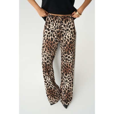 Lastikli Pantolon - Leopar Lastikli Pantolon - Leopar