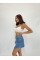 6479 DENİM TRIANGLE SKIRT-MAVİ 6479 DENİM TRIANGLE SKIRT-MAVİ