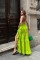 Audrey Fıfrlı Yırtmaç Detay Etek 4037 Audrey Fıfrlı Yırtmaç Detay Etek 4037