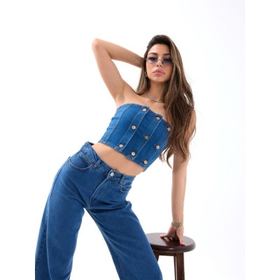 7415 KOT PANTOLON-KOYU MAVİ 7415 KOT PANTOLON-KOYU MAVİ
