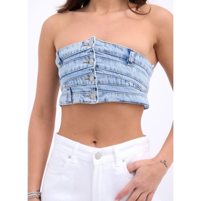 6817 KOT CROP-MAVİ 6817 KOT CROP-MAVİ