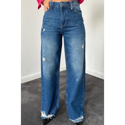 Mavi Palazzo Lazerli Jeans Pantolon Mavi Palazzo Lazerli Jeans Pantolon