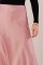 Çan Kesim Midi Pembe Saten Etek Çan Kesim Midi Pembe Saten Etek