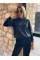 Kadın Uzun Kollu Kapüşonlu Oversize Sweat Ve Pantolon Ikili Takım Kadın Uzun Kollu Kapüşonlu Oversize Sweat Ve Pantolon Ikili Takım
