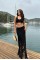 Luna Boyundan Bağlamalı Crop Takım 9868 Luna Boyundan Bağlamalı Crop Takım 9868
