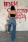 Mavi Yüksek Bel Ve Geniş Paça Jeans Pantolon Mavi Yüksek Bel Ve Geniş Paça Jeans Pantolon