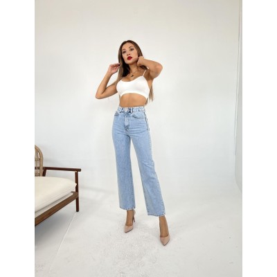 6425 DENİM WIDE LEG-MAVİ 6425 DENİM WIDE LEG-MAVİ