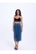 6471 DENİM MIDI SLIT SKIRT-KOYU MAVİ 6471 DENİM MIDI SLIT SKIRT-KOYU MAVİ