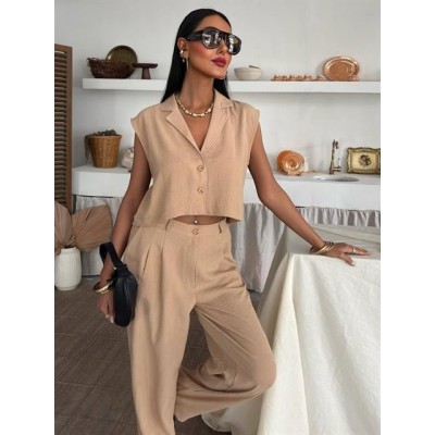 Zoe Crop Yelek Takım 9744-08 Zoe Crop Yelek Takım 9744-08